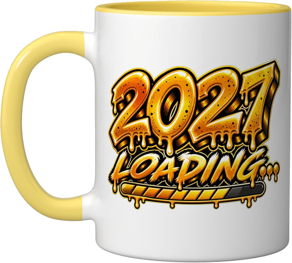 2027 Loading Graffiti New Year Ceramic Mug