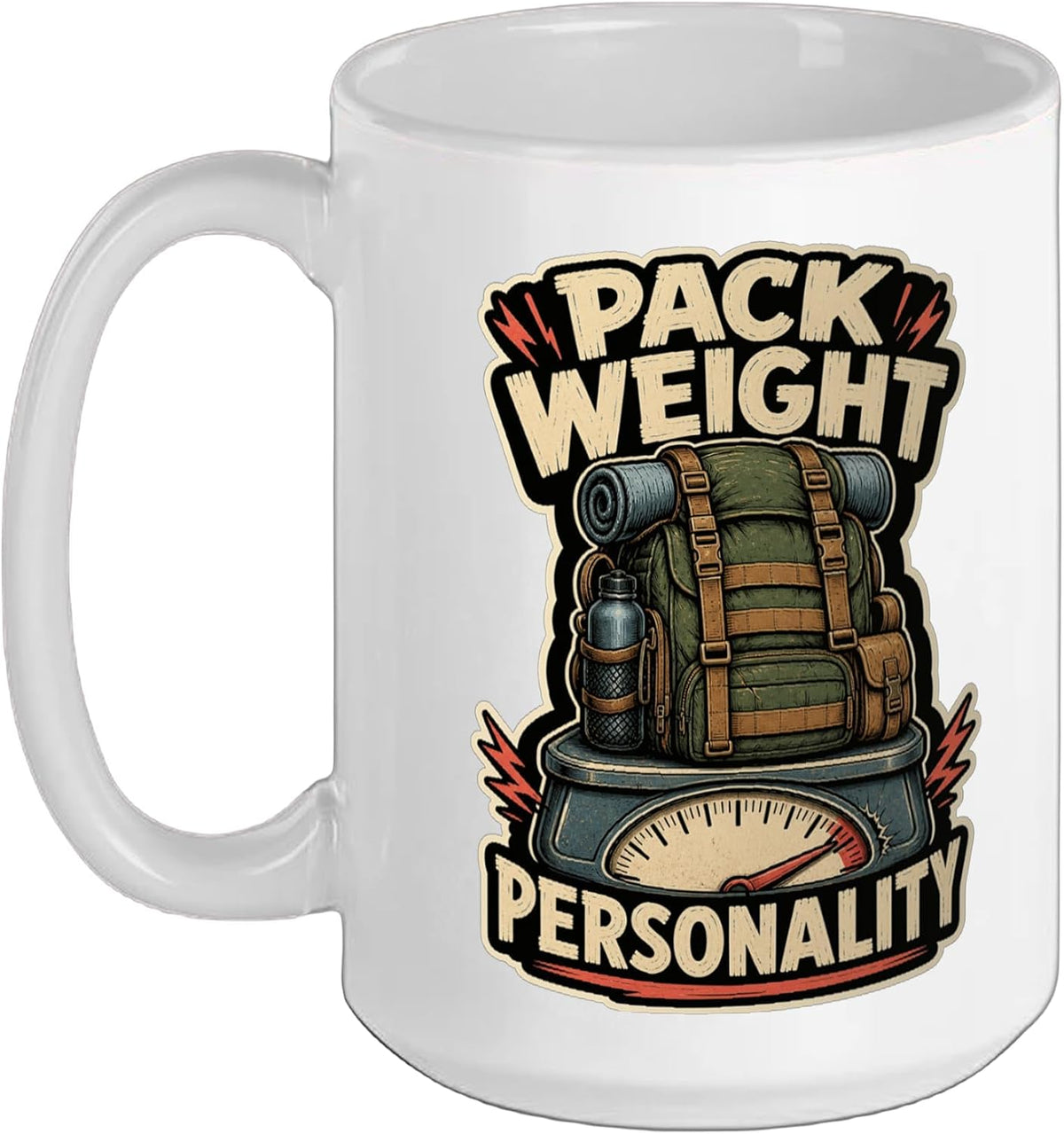 Funny Rucking Weighted Walking Pack Weight Workout Ceramic Mug