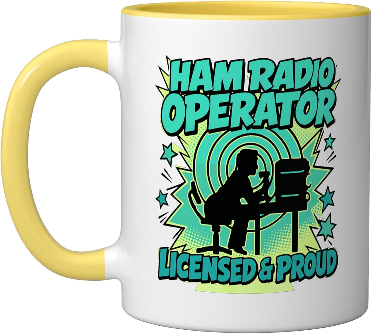 Ham Radio - Fun Amateur Radio Signalers Technicians Ceramic Mug