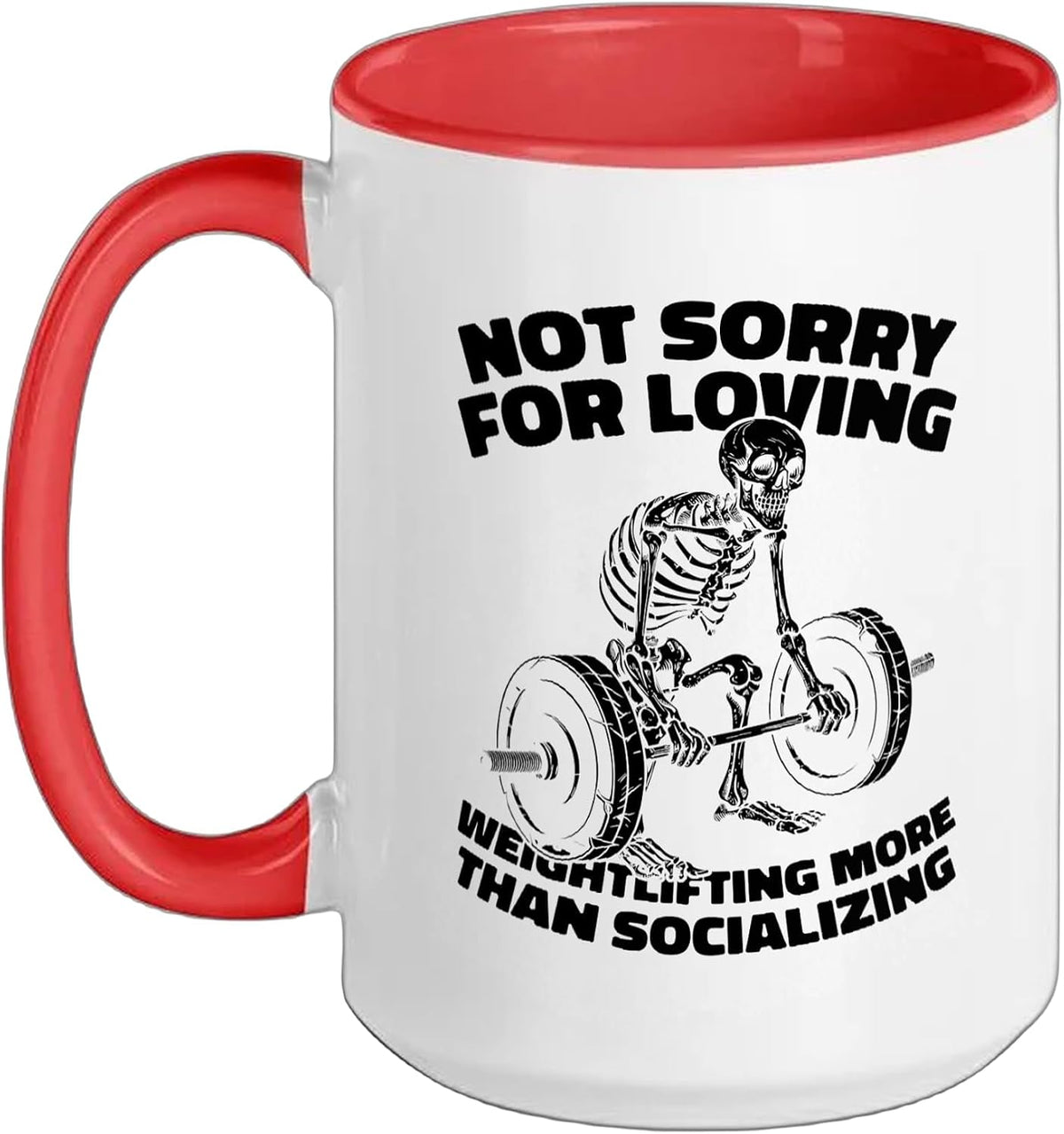 Weightlifter Bar Weights - Lifting Weightlifting Ceramic Mug