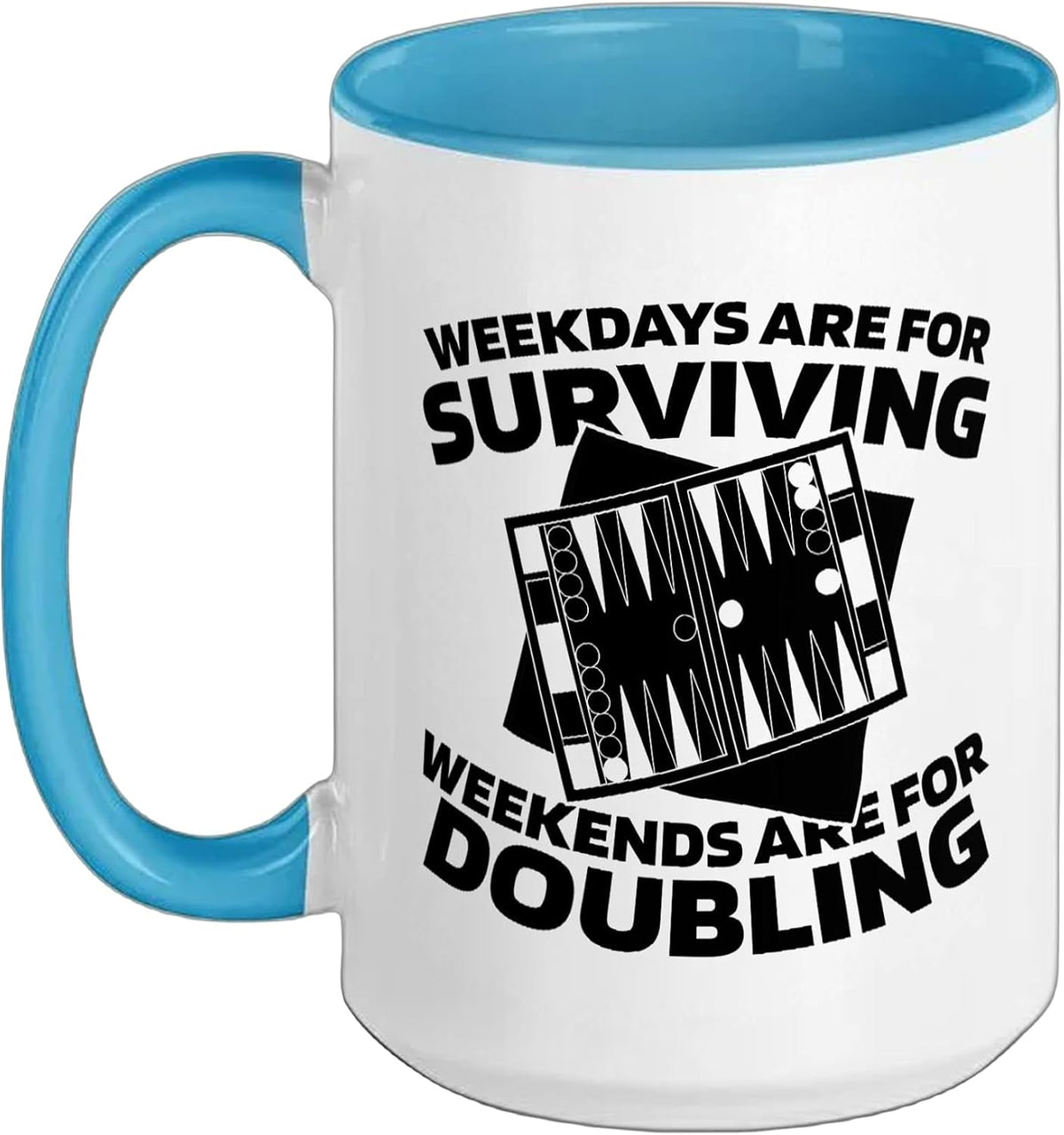 Dice - Board Game Strategy Backgammon Ceramic Mug