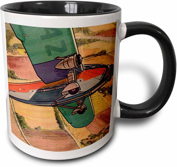 Propeller Airplane Ceramic Mug