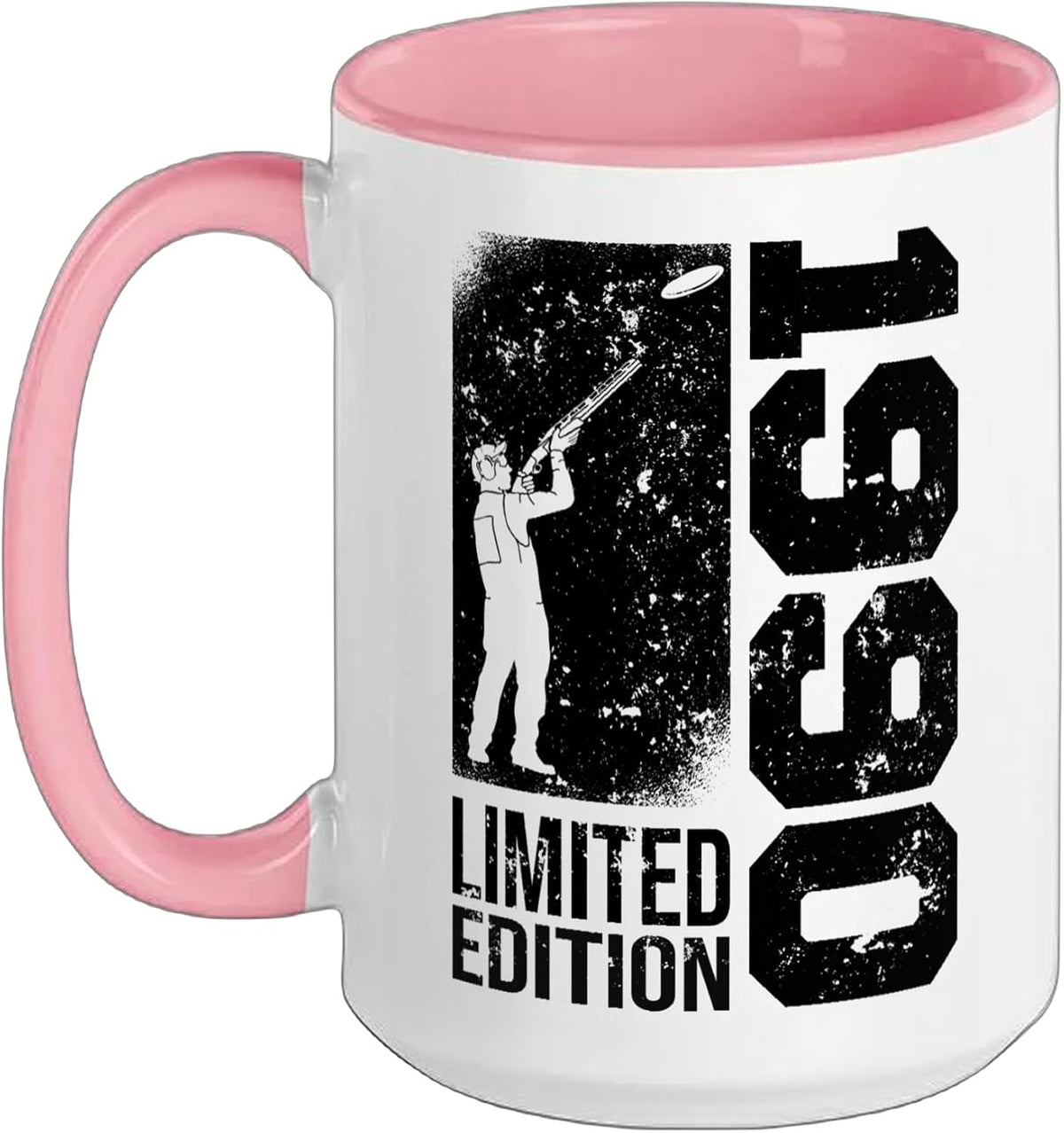 Clay Shooters Vintage 1990 Birthday Clay-Pigeons Shooting Ceramic Mug