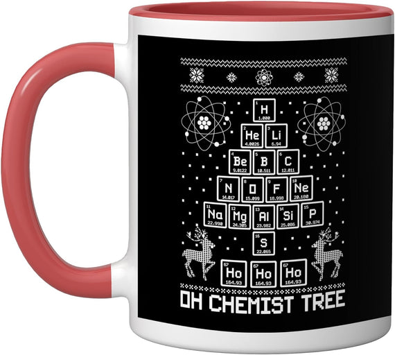 Chemist Tree Christmas Science Chemistry Student Ceramic Mug