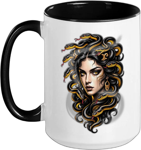 Medusa Snake Queen Mythical Serpent Goddess Ceramic Mug