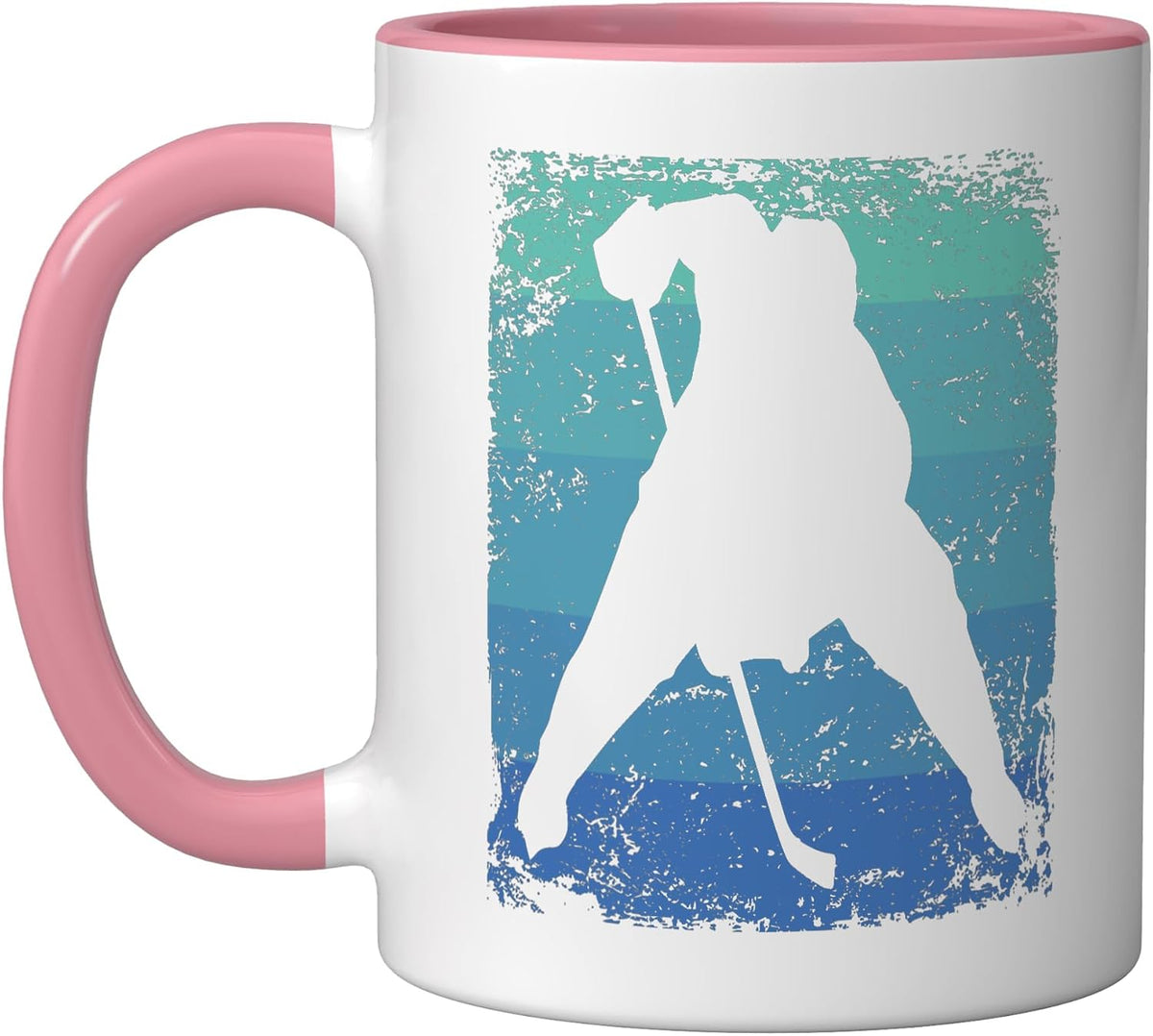 Ice Hockey Player Vintage Boys Ice Hockey Ceramic Mug