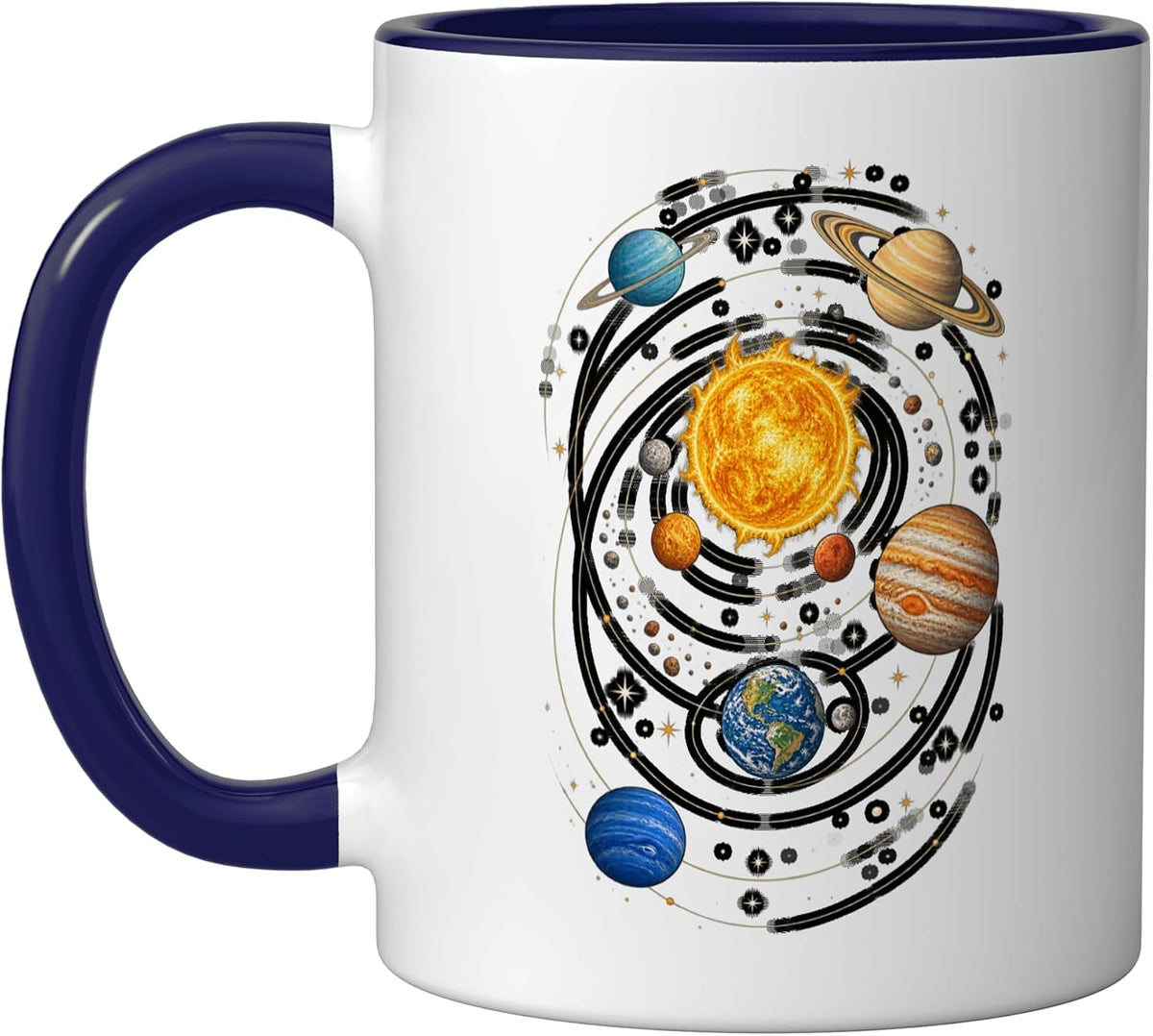 Solar System Planets Astronomy Science Kids Ceramic Mug