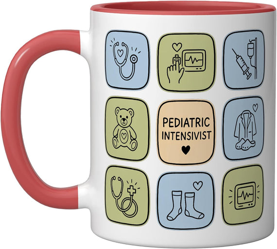 Pediatric Intensivist Picu Doctor Critical Care Physician Ceramic Mug