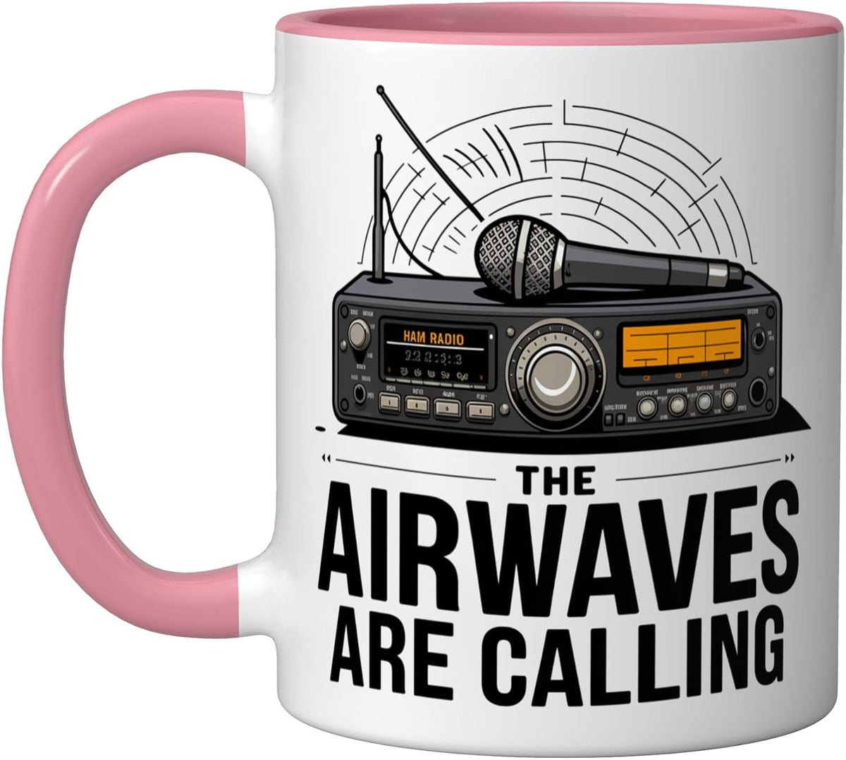 Ham Radio Operator Airwaves Are Calling Radio Ceramic Mug