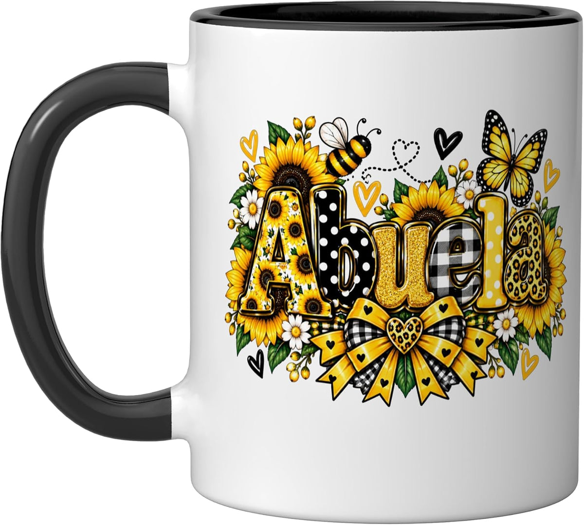 Abuela Sunflower-Themed Grandparent's Day Birthday Grandma Ceramic Mug