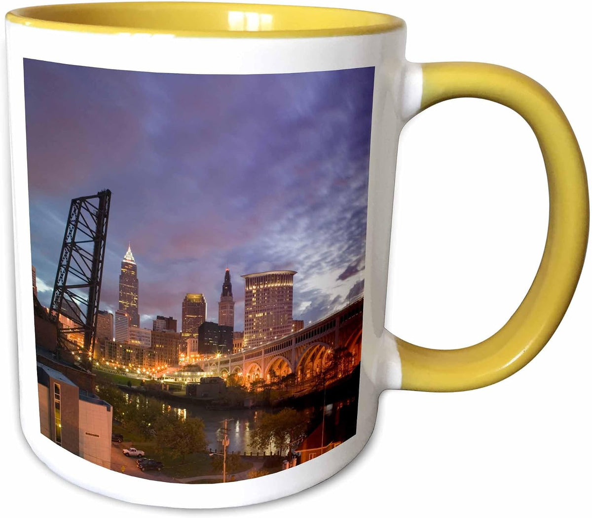 Ohio, Cleveland, Detroit Avenue Bridge Ceramic Mug
