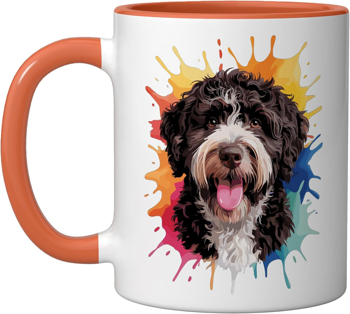 Funny Portuguese Water Dog Art For Men Women Kids Portie Ceramic Mug
