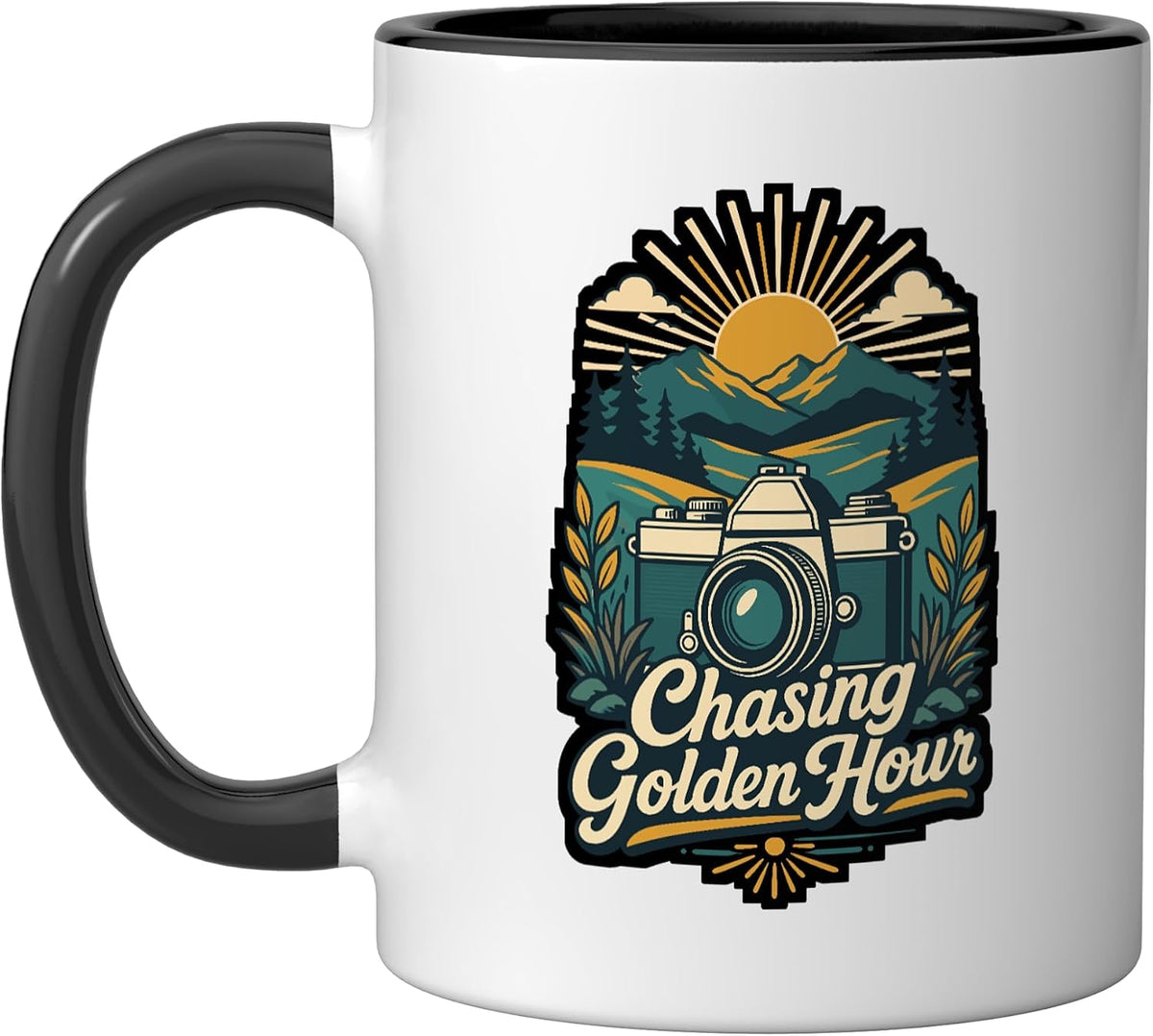 Camera Sunrise Landscape Photography Ceramic Mug