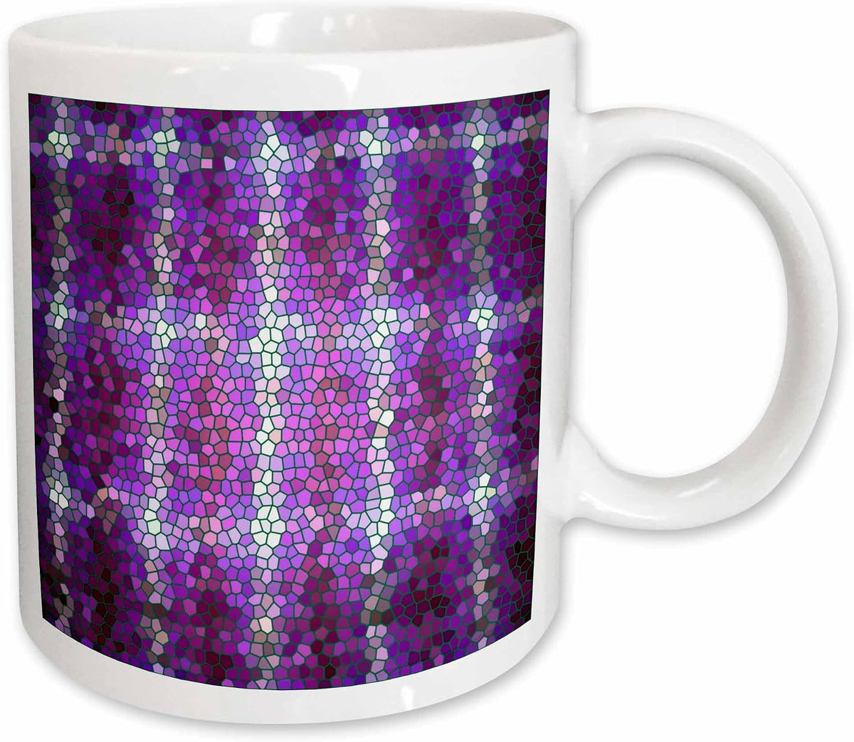 Sandy Mertens Color Designs - Stain Glass Ceramic Mug