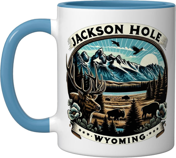 Jackson Hole Wy Wyoming Jenny Lake Ceramic Mug