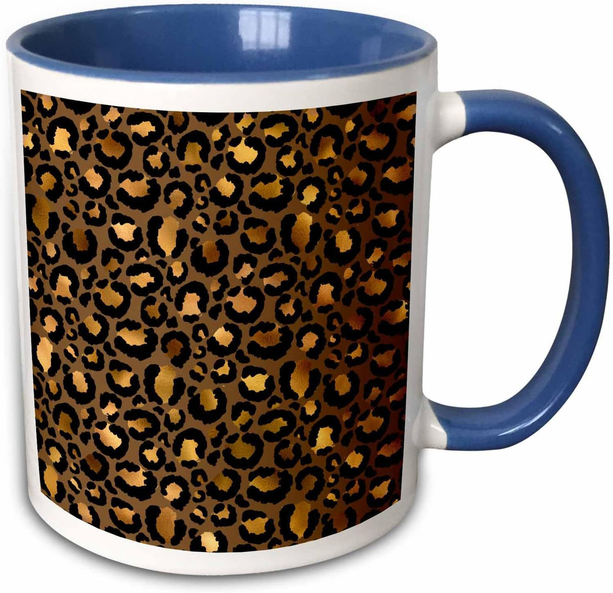 Leopard Print Golden Brown Wild Animal Ceramic Mug