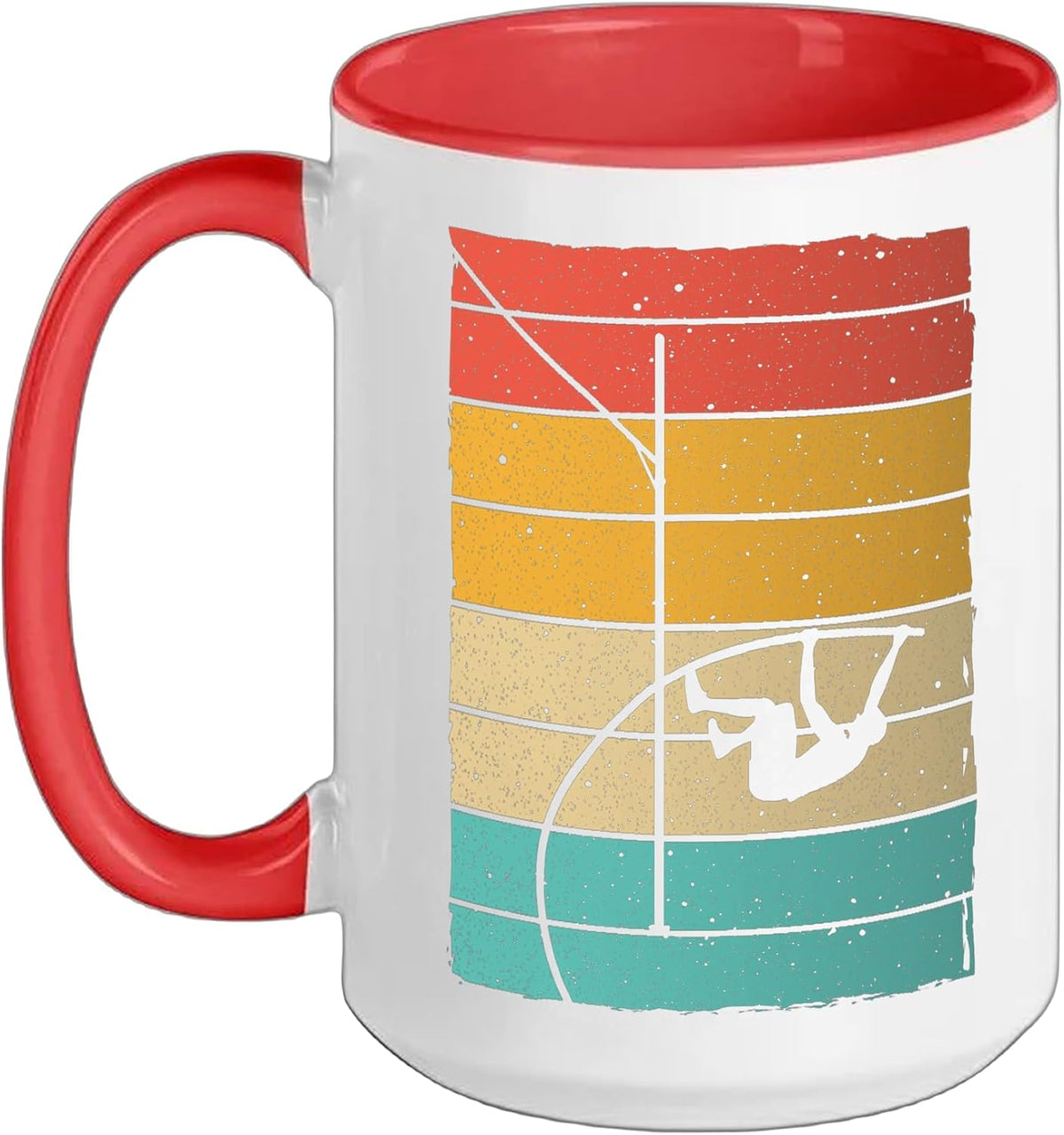 Cute Pole Vault Art For Men Women Pole Jumping Pole Ceramic Mug