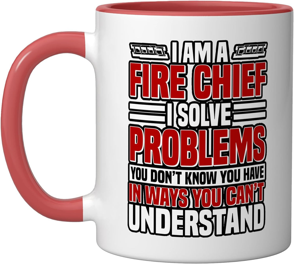 Fire Chief Commanding Officer Fireman Firefighter Ceramic Mug
