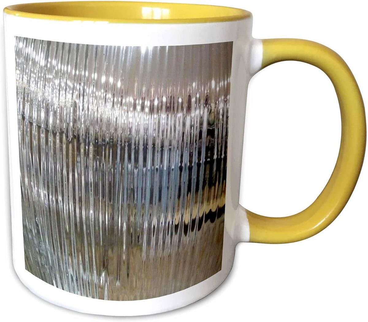 Florene Metallic - Chrome Lines Ceramic Mug
