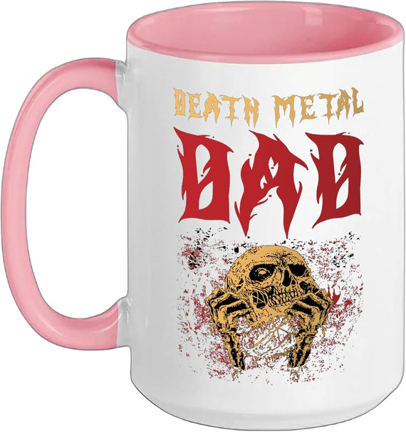 Death-Metal Dad Music Heavy-Metal Father Christmas Ceramic Mug