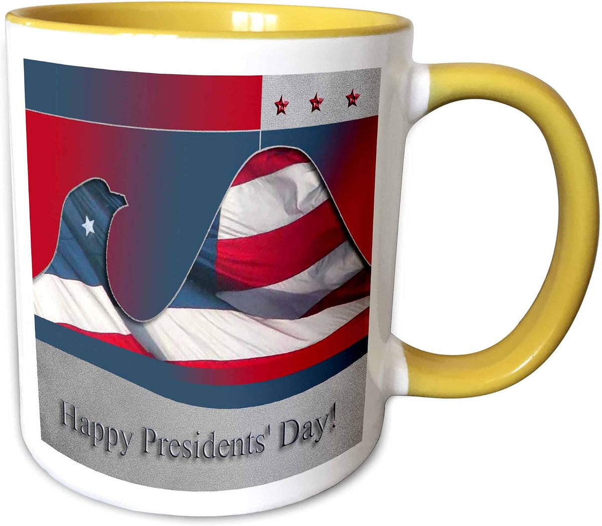 Presidents Day, Flag Eagle Ceramic Mug