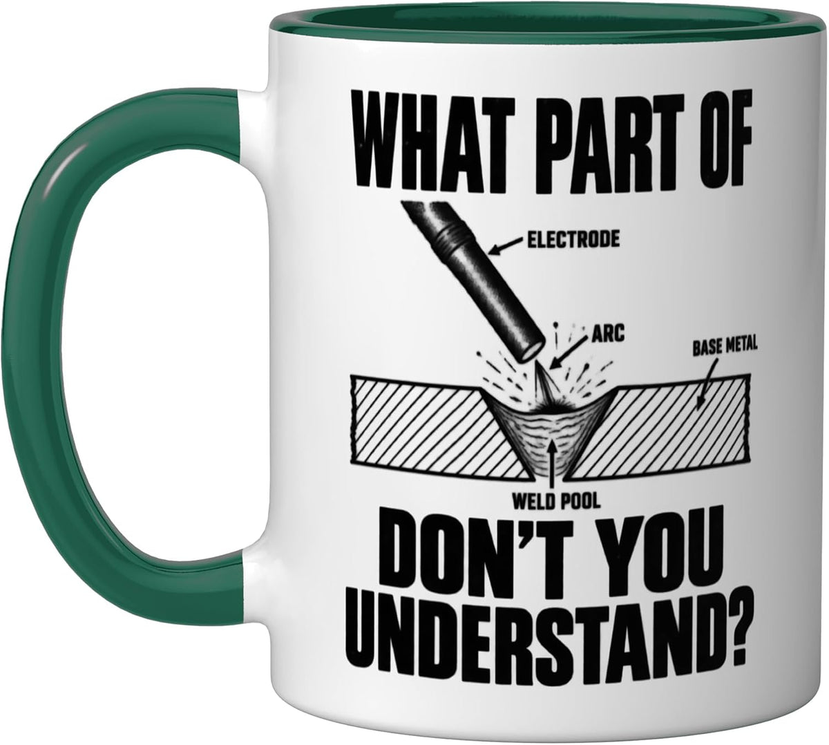 Welder Welding Electrode Arc Metalwork Fabricator Humor Ceramic Mug