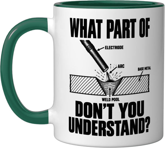Welder Welding Electrode Arc Metalwork Fabricator Humor Ceramic Mug