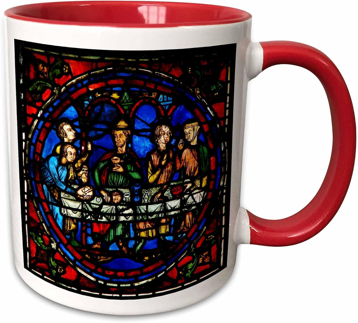 Notre Dame De La Belle Verriere Stained Glass Ceramic Mug