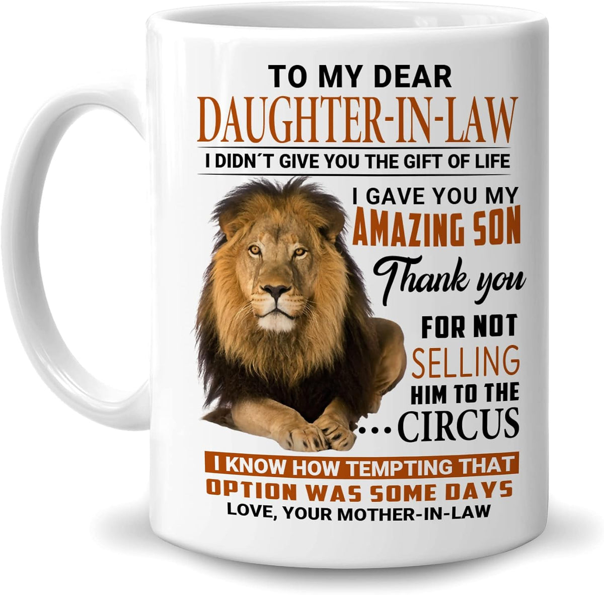 Hyturtle To My Dear Daughter-In-Law I Gave You My Amazing Ceramic Mug