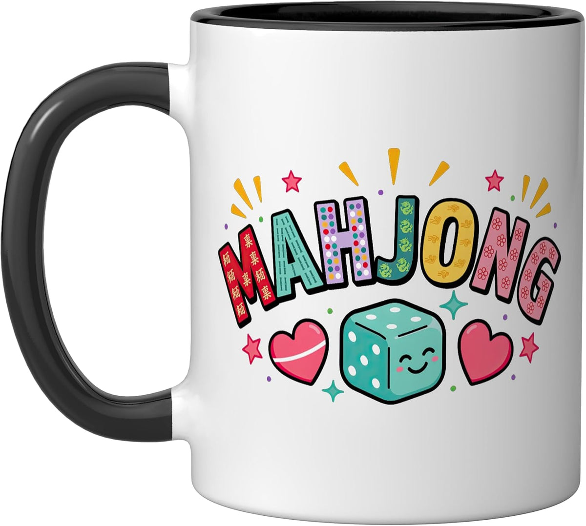 Mahjong Mah Jongg Majiang Player Game Ceramic Mug