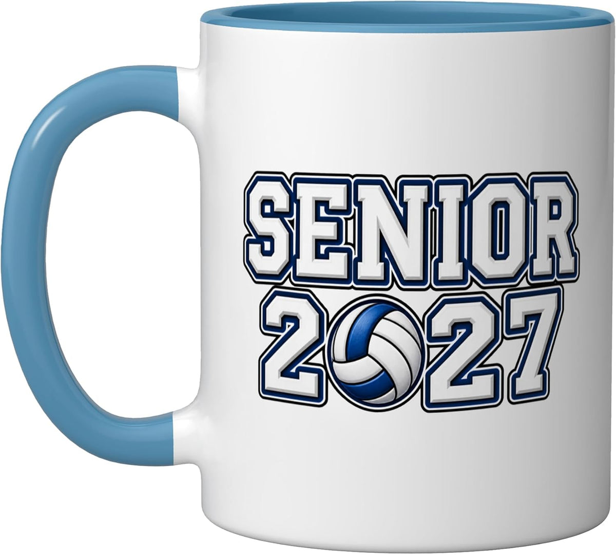 Senior 2027 Volleyball Player Graduation Class Of 2027 Ceramic Mug