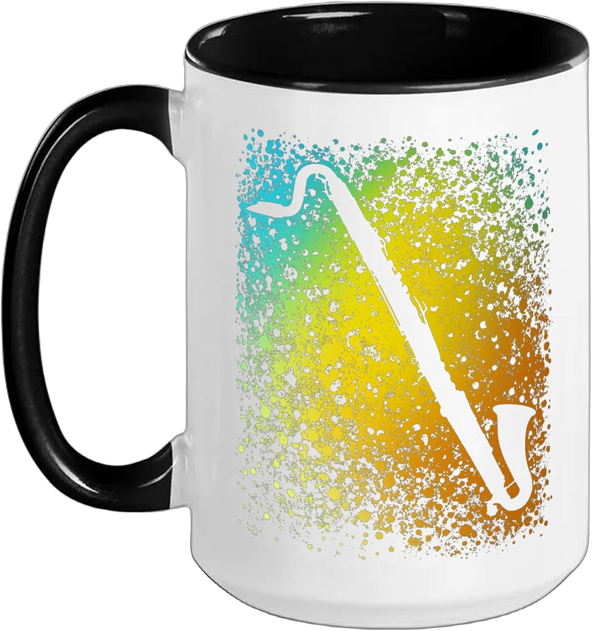 Cool Bass Clarinet Art For Proud Clarinettist Clarinets Ceramic Mug