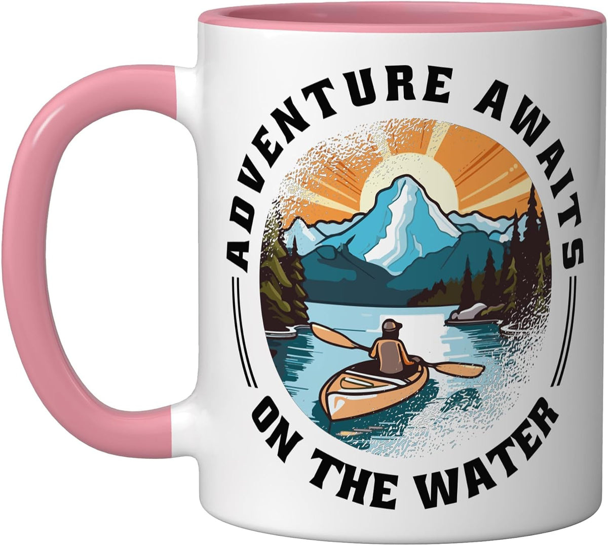 Kayaks Kayaker Water-Paddle Canoes-Boating Kayaking Ceramic Mug