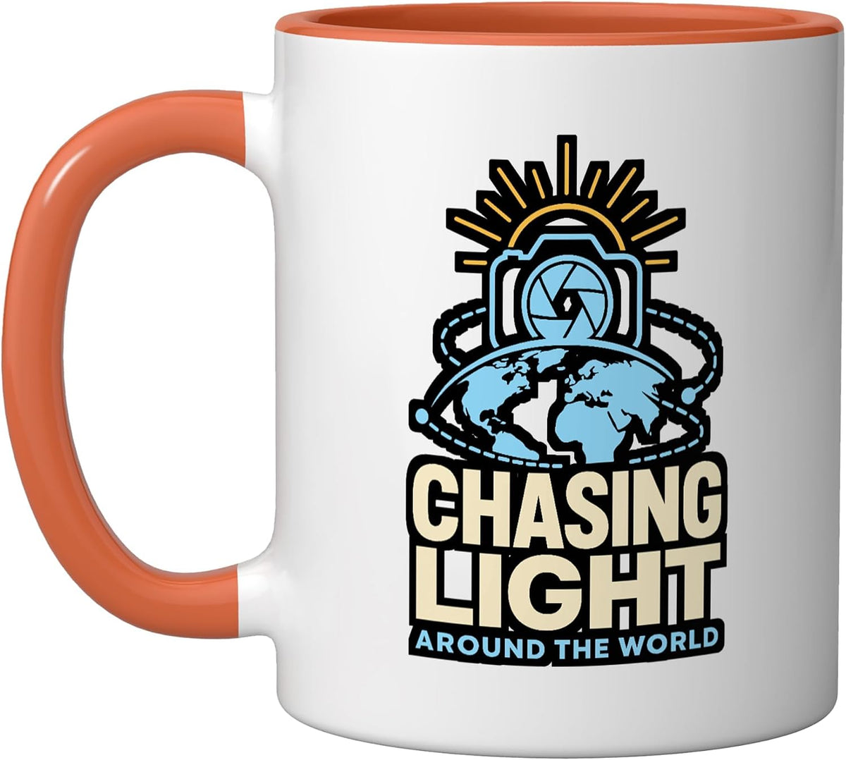 Chasing Light World Photographer Ceramic Mug