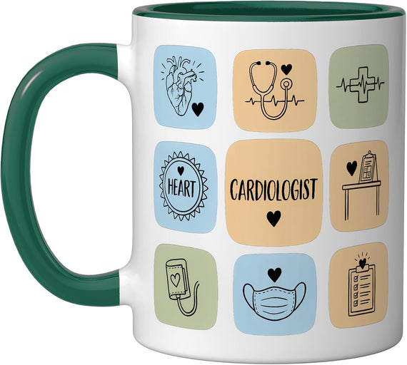 Cardiologist Cardiologists Cardiology Heart Doctor Ceramic Mug