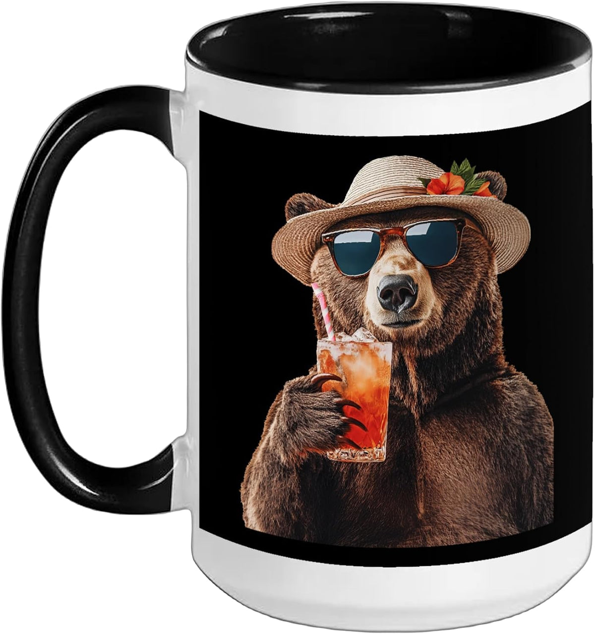 Bear Cocktail Ceramic Mug