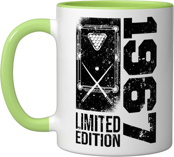 Billiards Snooker-Gamer Vintage 1967 Birthday Ceramic Mug