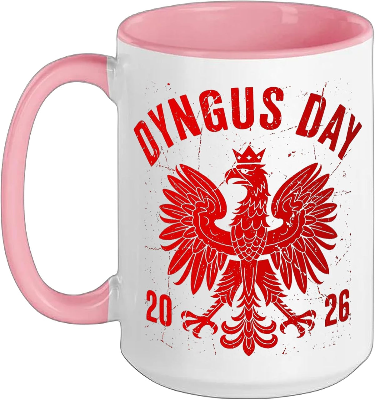 Dyngus Day 2026 Vintage Polish Eagle Poland Falcon Red Ceramic Mug
