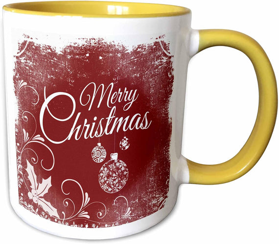 Vintage Art of Merry Christmas Ceramic Mug