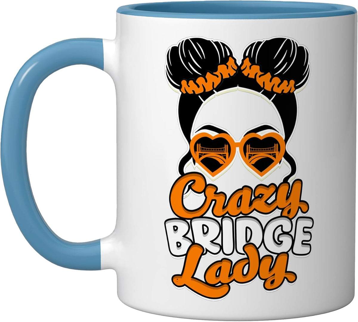 Bridge Engineer Civil Engineering Crazy Bridge Lady Ceramic Mug