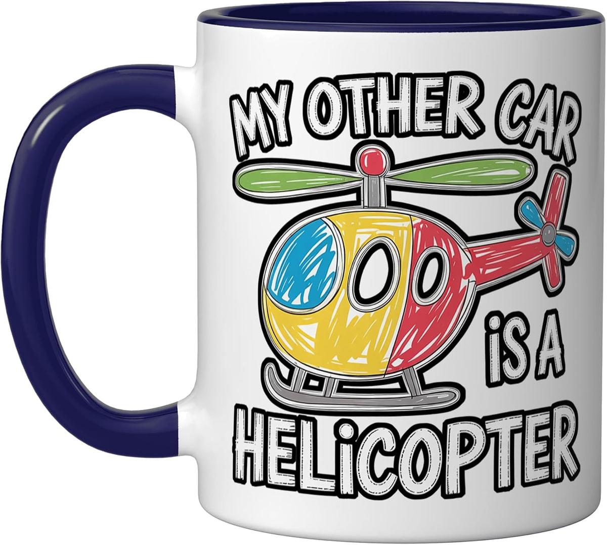 My Other Car Is A Helicopter Pilot Aviation Jokes - Ceramic Mug