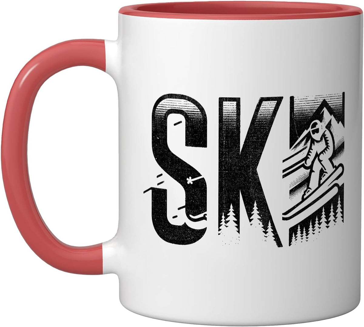 Ice Ski Skiing Skier Winter Sports Skis Ceramic Mug