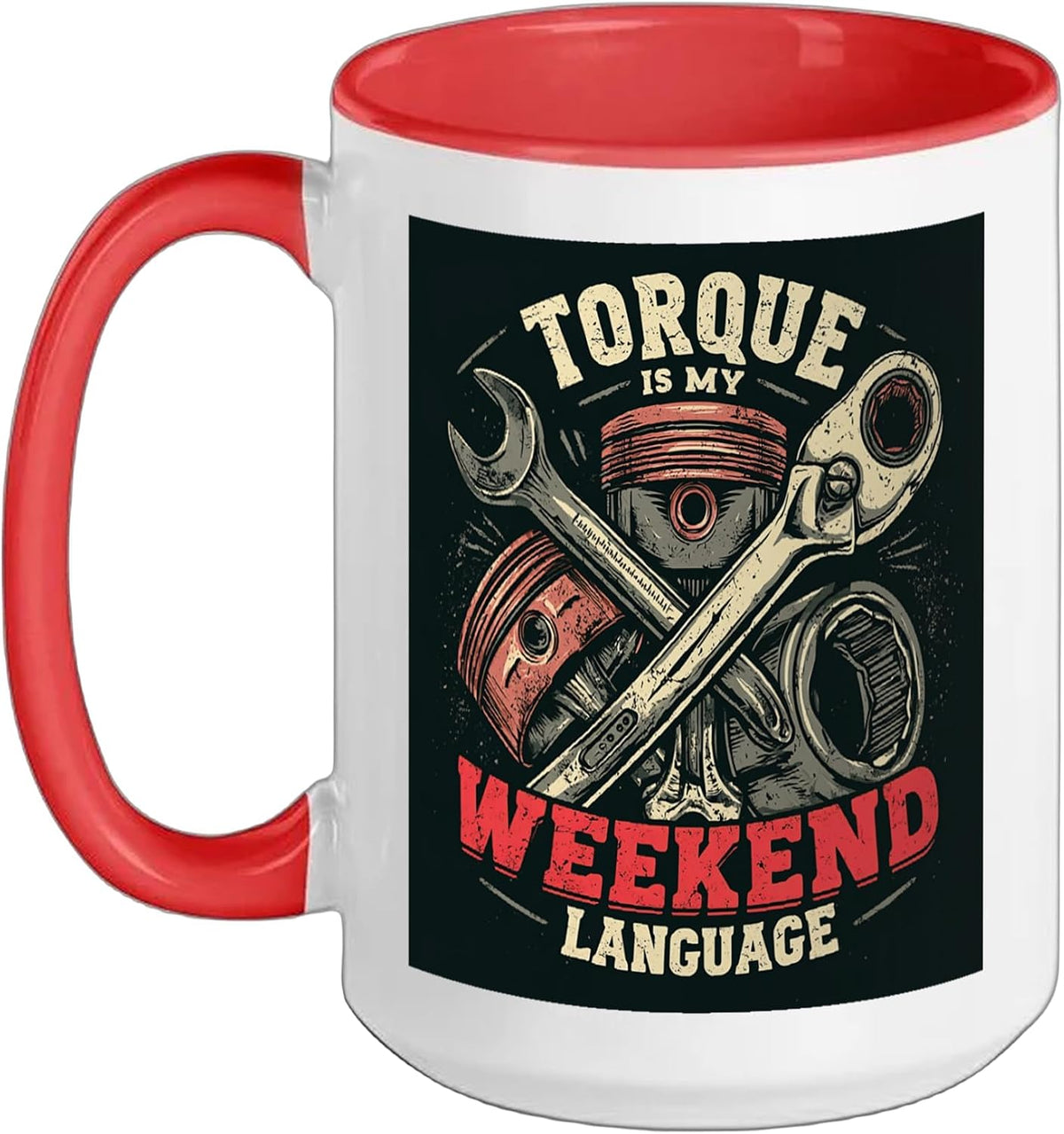 Torque My Weekend Language Mechanic Car Repair Garage Ceramic Mug
