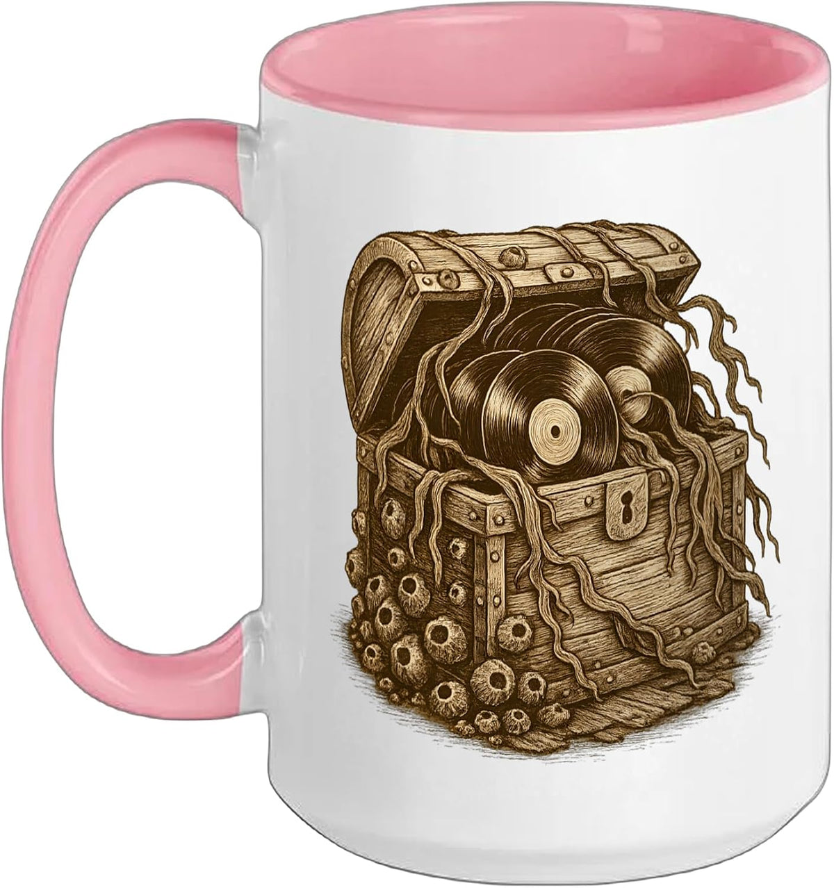 Treasure Vinyl Chest Shantycore Ceramic Mug