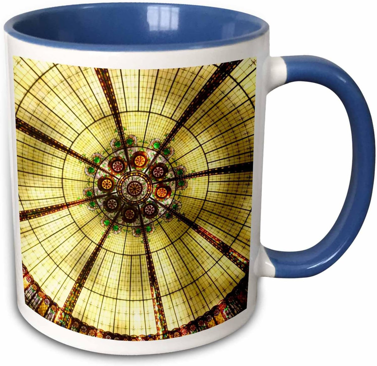 Florene Decorative - Stained Glass Ceiling Ceramic Mug