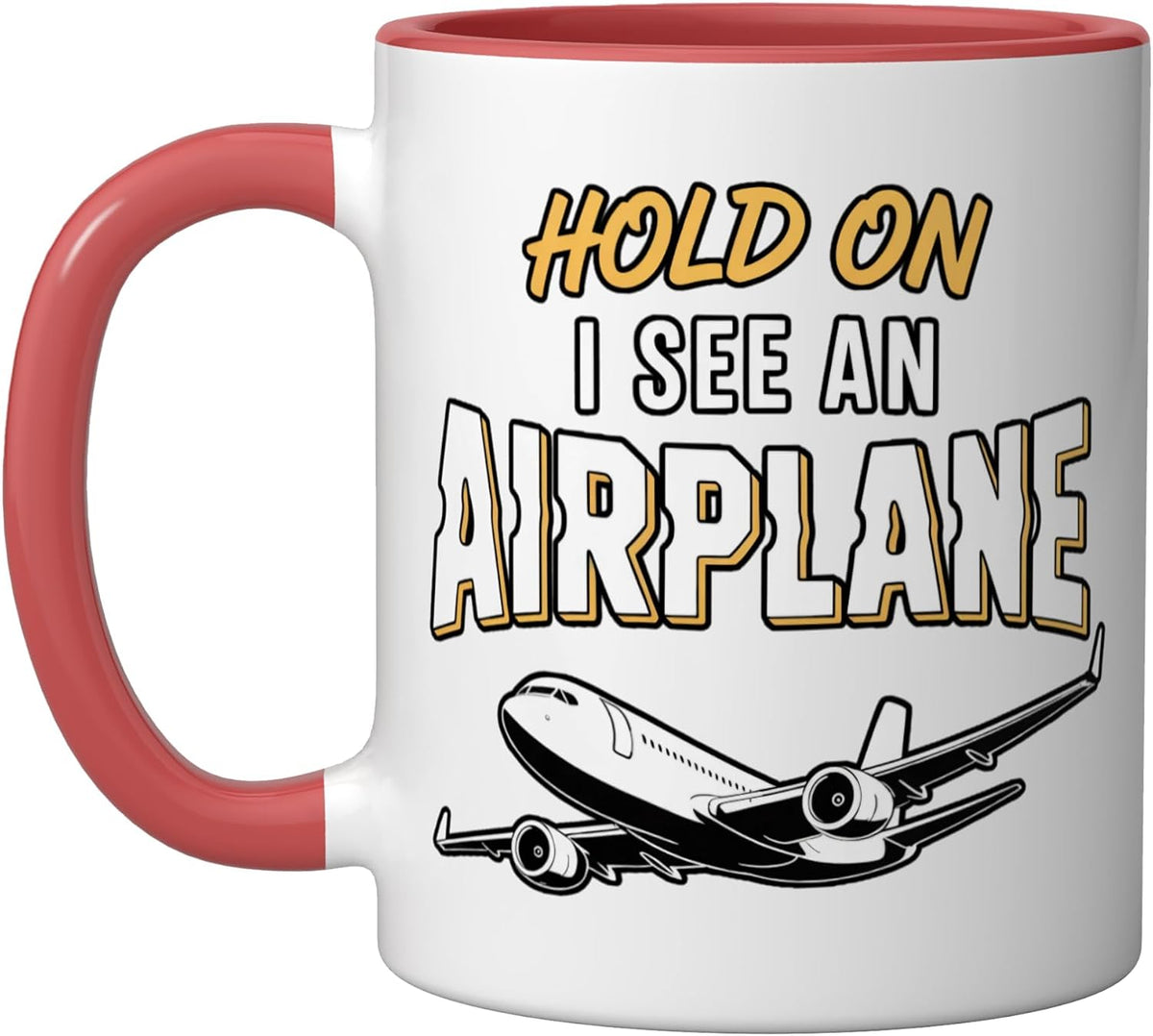 See An Airplane Aviation Aviator Aircraft Plane Spotting Ceramic Mug