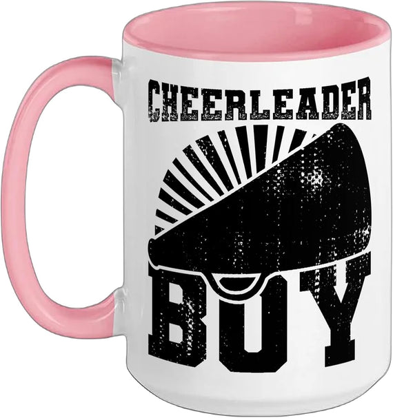 Cheerleader Guy Cheerleading Enthusiast Ceramic Mug
