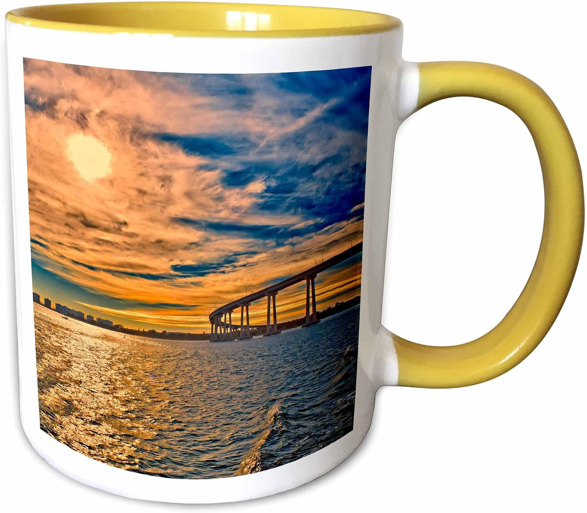 Usa, Ca, San Diego-Coronado Bay Bridge Ceramic Mug
