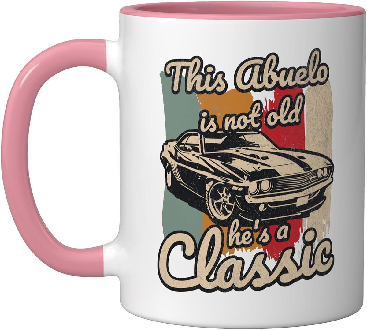 This Abuelo Is Not Old Hes A Classic Car Fanatic Driving Ceramic Mug