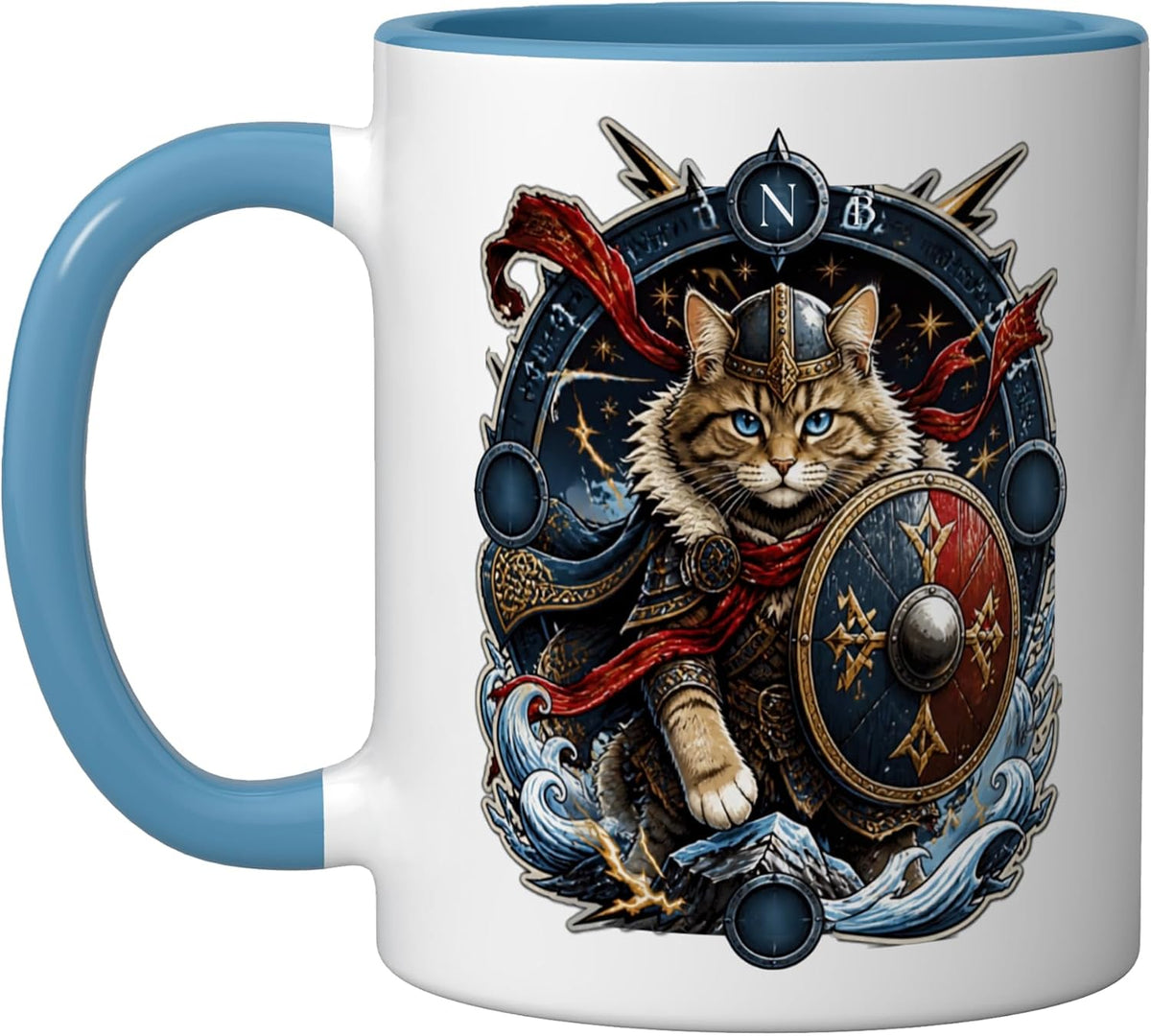Cat Motif Art Design Gifts Cute Kitten Ceramic Mug